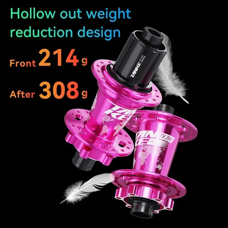 TANKE 120 Click Hub 6 Bearing MTB Hub Front Rear 28 32 36 Holes Disc Brake Mountain Bicycle Hubs 7 8 9 10 11 12 Speed Bike parts