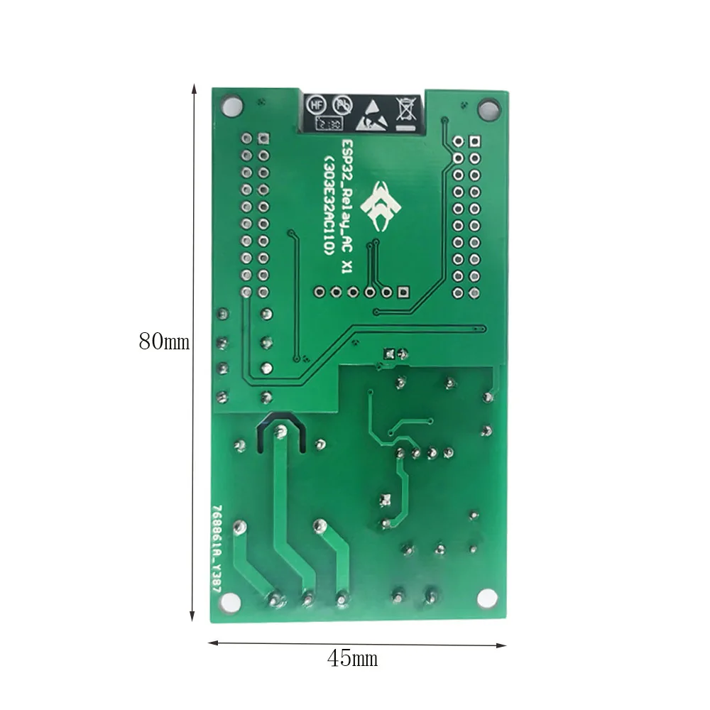 AC90-250V ESP32 Wifi Relay Board Single Relay Module Development Board I/O Port UART Program Download Port 4M Byte Flash Module