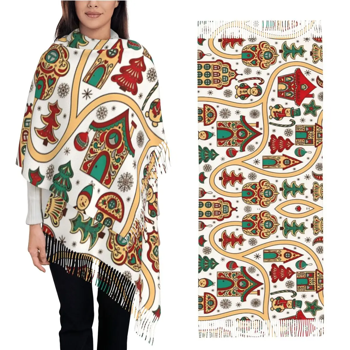 lenco-feminino-com-borla-natal-gingerbreads-casa-aldeia-grande-inverno-quente-xale-e-envoltorio-uso-diario-cachecois-pashmina