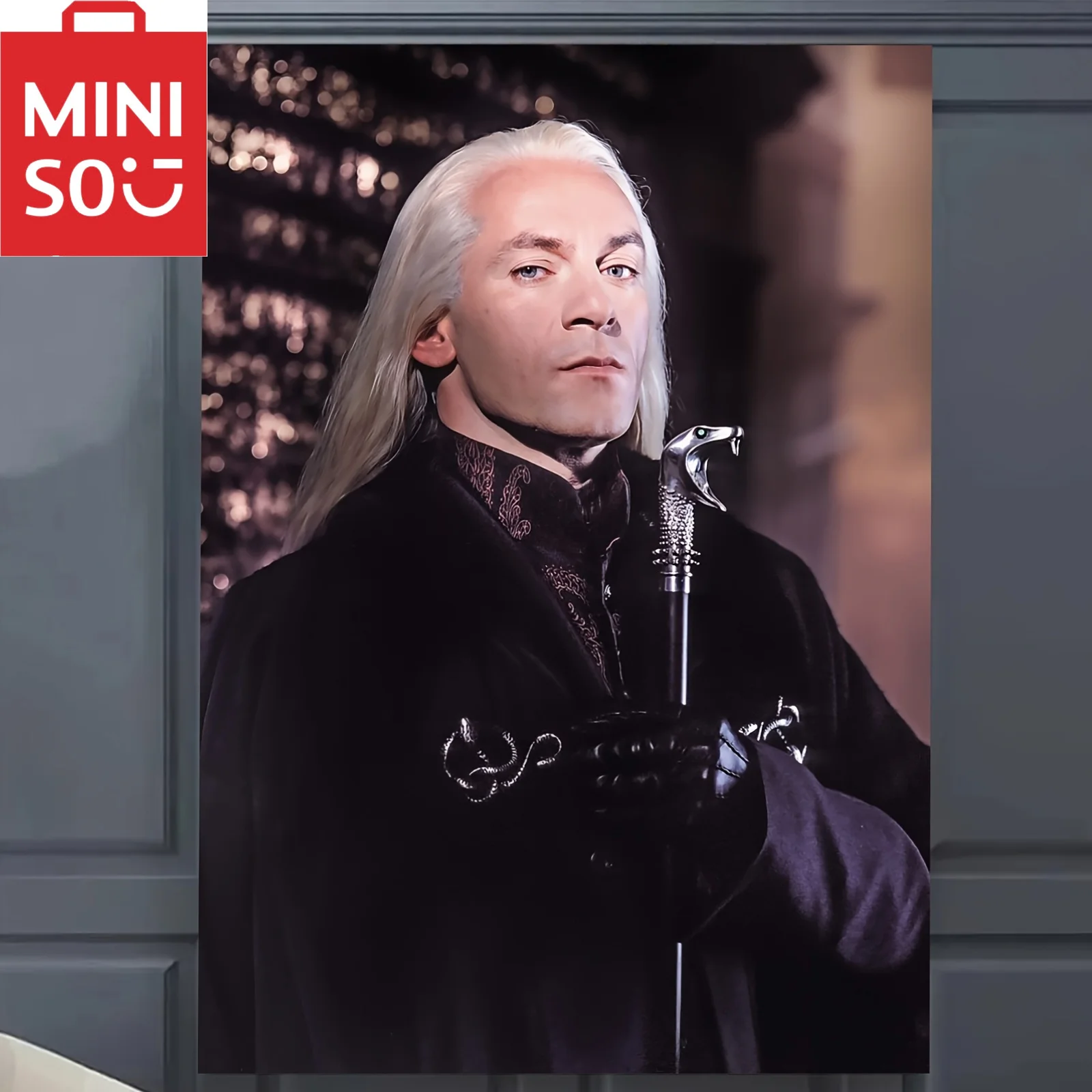 Pintura al óleo MINISO 1 Uds Harry Potter Lucius Malfoy, decoración para sala de estar, sin marco, pintura al óleo digital