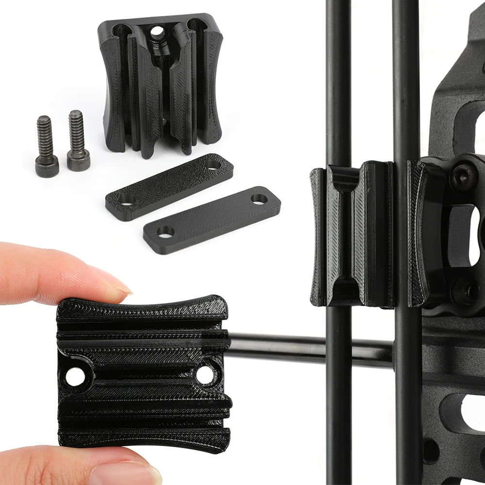 

Bow Accessories Archery Arrow Quiver Easy Installed TPU Soft Material Compound Bow Can Hold 3 Arrows for Above 7.5mm Arrow Shaft