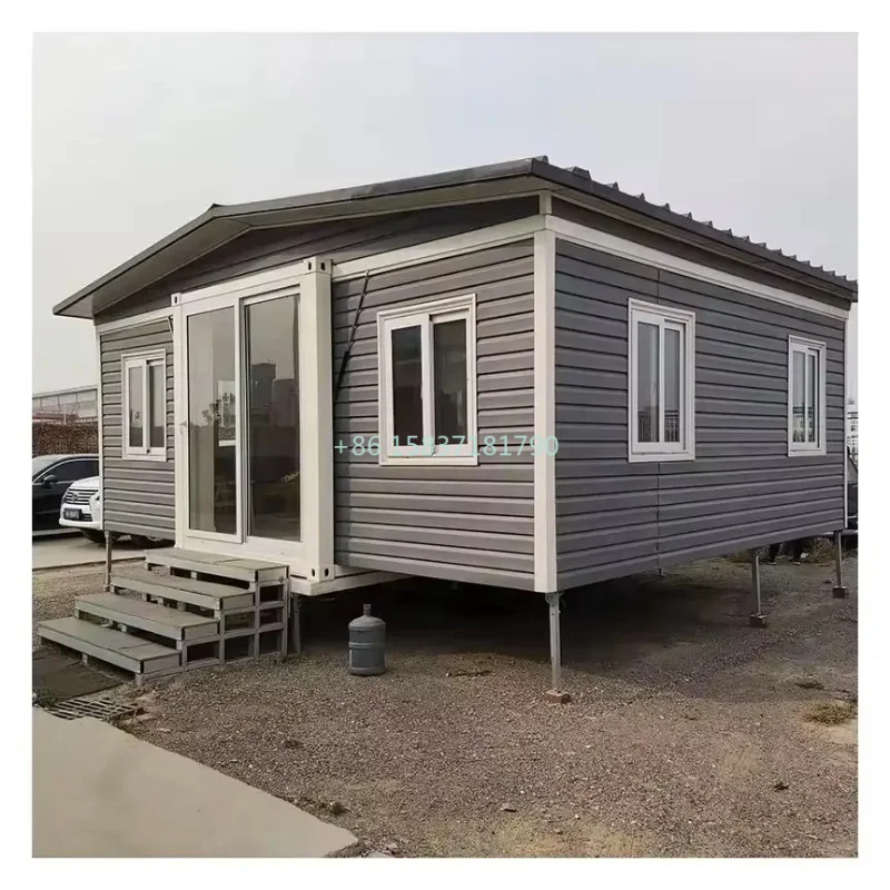 Customized Modular Tiny House Container Home 2 Bedroom Expandable Prefabricated Container House Luxury Folding House for USA