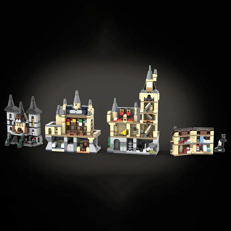 1454pcs MOC Mini HP Collection Part 5 Harry Model Building Blocks Architecture Creative Idea Christmas Gifts Education Toy Brick