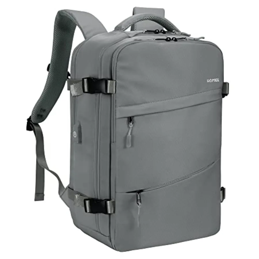 

Travel Laptop Backpack for Men Women, Personal Item Carry On Bag, Dry Wet Separation, Weekender Business Hiking Camping College