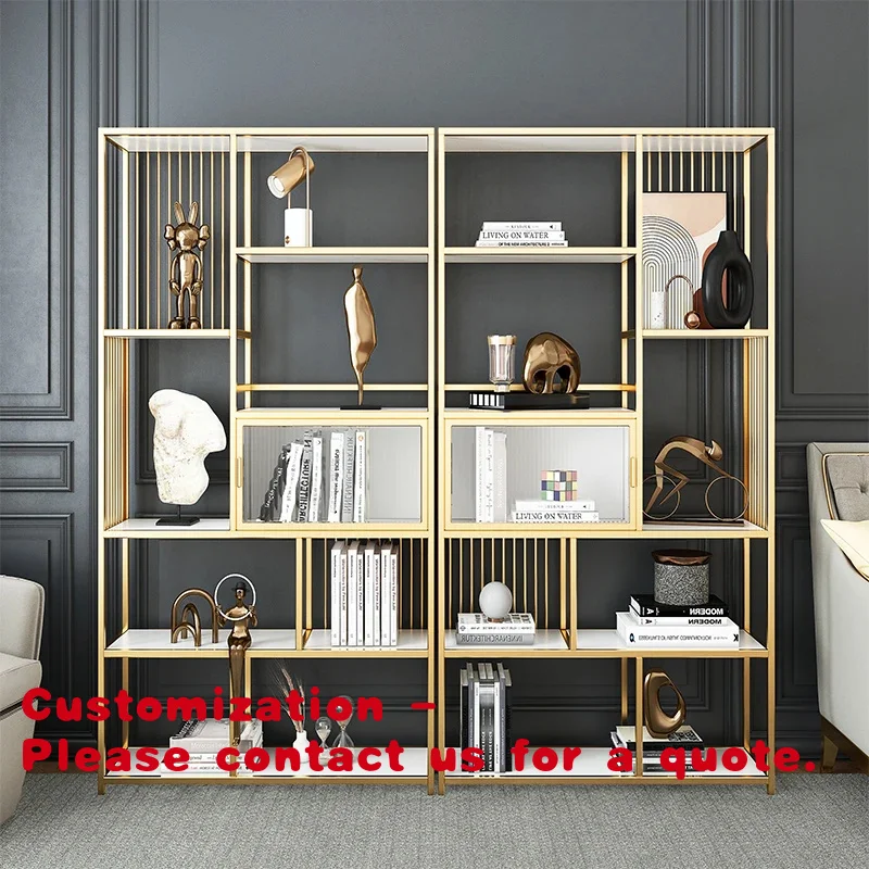 

Customize.Wall Display Rack Company Trophy Medal Certificate Display Cabinet Office Meeting Room Product Storage Rack Floo