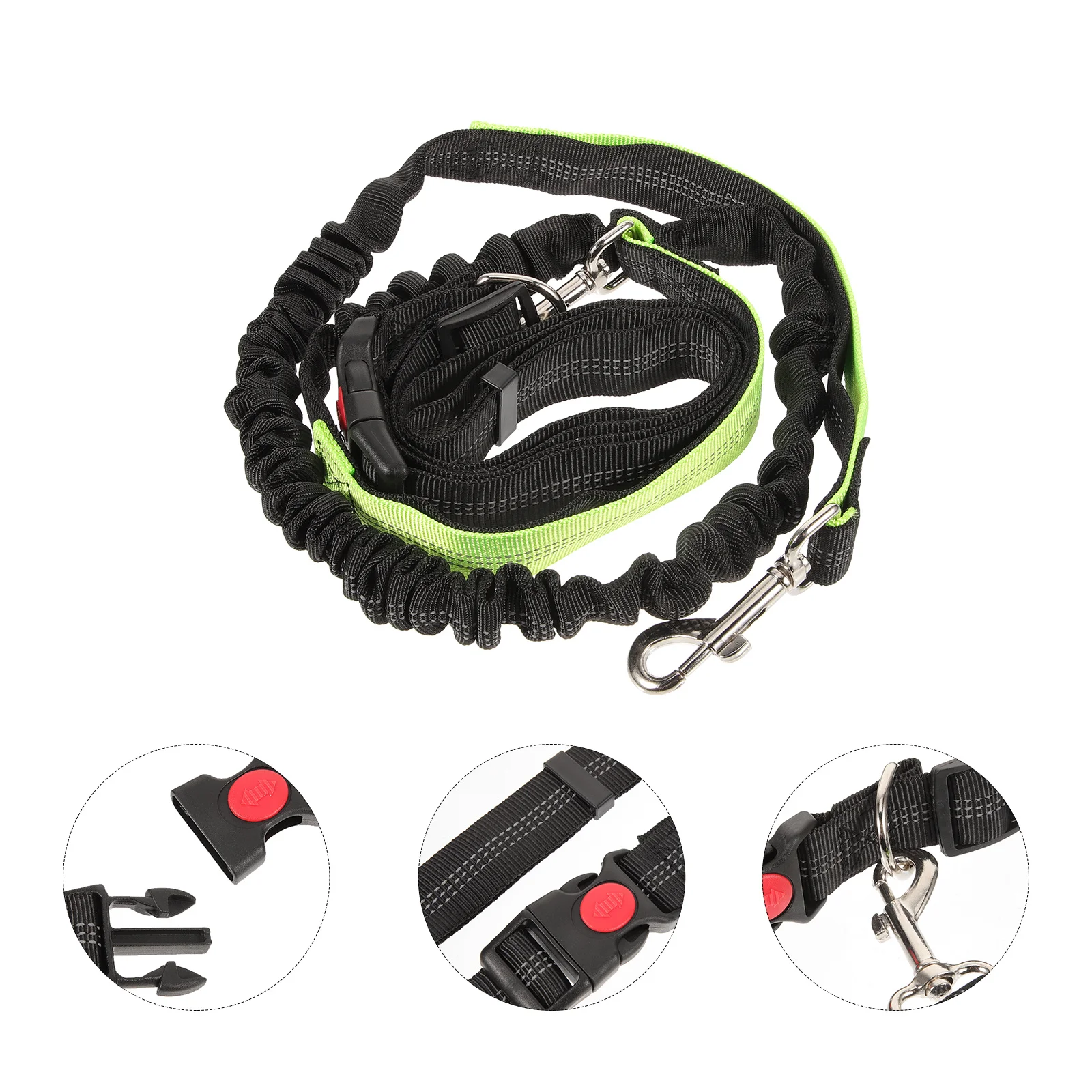 

Hands Free Pet Dog Leash Waist Belt Reflective Stitching Running Walking Rope for Small Medium Dogs Outdoor Activities