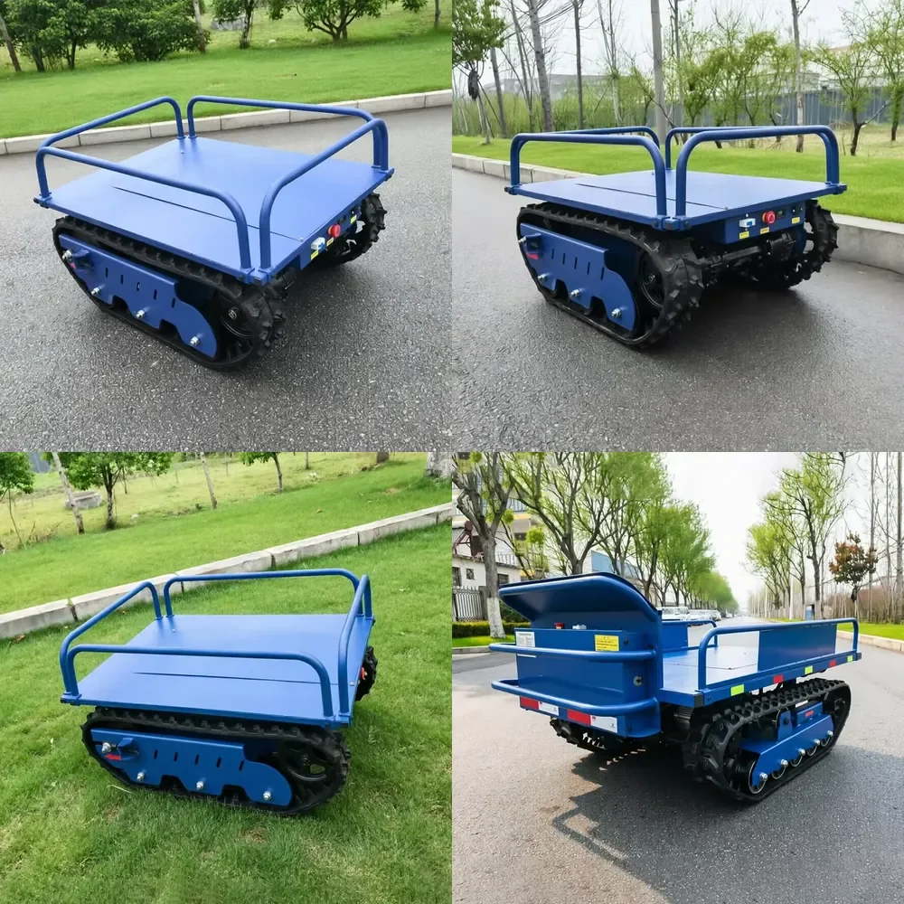 

Wholesale 500kg RC Remote Control Crawler Carrier Mini Tracked Dumper with Tipping Bed for Landscaping Projects