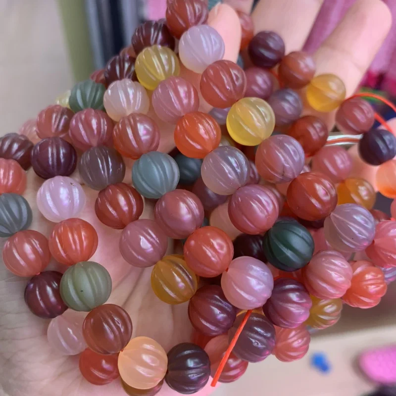 حبات اليقطين الحلوى الطبيعية للنساء ، عقيق دائرة واحدة ، بالجملة #3