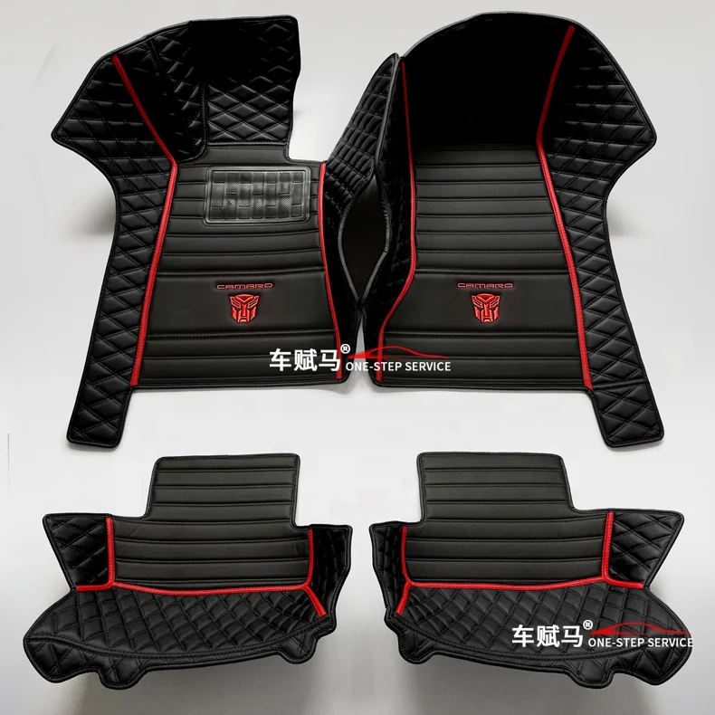 luxury high quality car floor mats for Chevrolet CAMARO Left Right hand Drive Interor Refitting Double layer