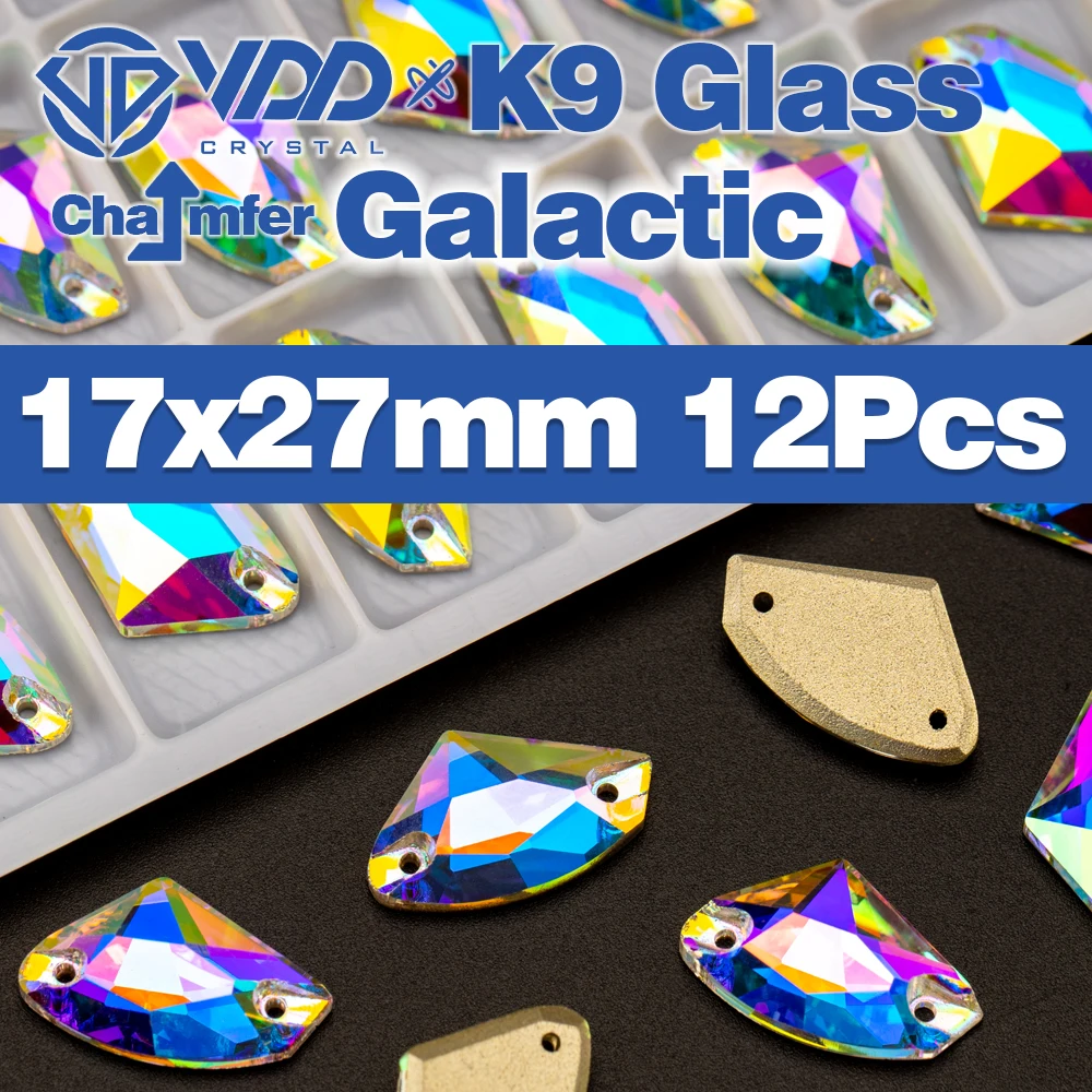 VDD Fase AAAAA Top Qualität K9 Glas Nähen Auf Strass Nähen Kristall AB Flatback Stein Für Kleidung Zubehör Hochzeit Kleid – Detail 17