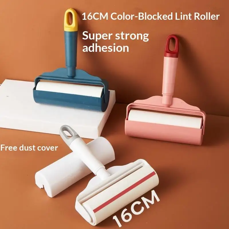 Tearable Roll Sticky Lint Roller Brush 1Pc Practical Household Tool For Pet Hair Clothes Dust Surface Cleaning