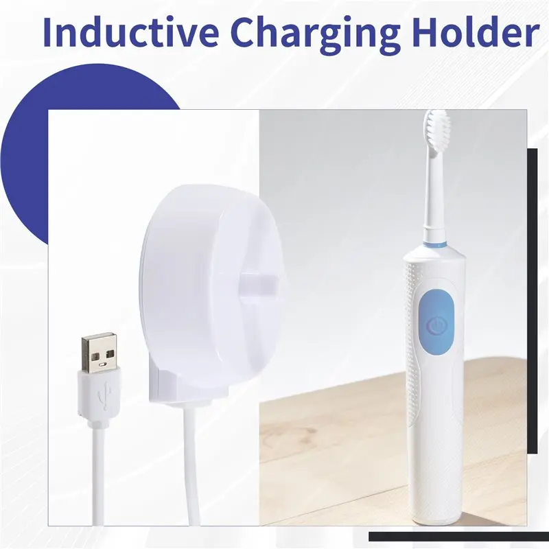 ABFA USB Travel Dock 3757 Electric Toothbrush Charging Cradle For Braun Oral B P2000P4000P6000P7000D10D12D16D20D34