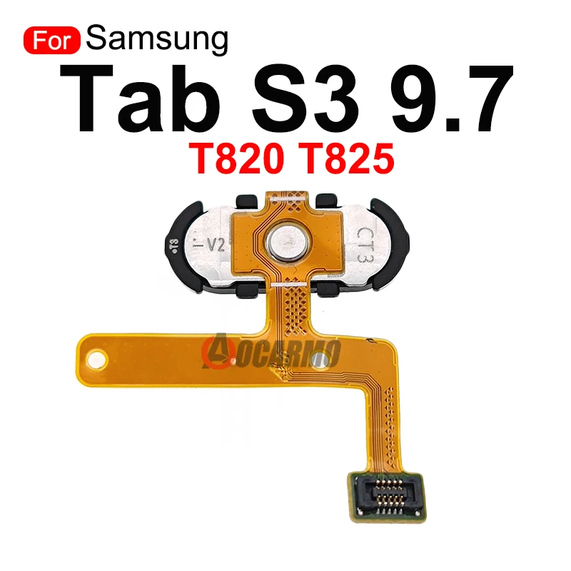 Toque id casa botão sensor de impressão digital cabo flexível peças reposição para samsung galaxy tab s3 t825 t820 9.7"