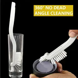 Kitchen Cleaning Brush Bathroom Cleaning Accessories Portable Brush Corner Brush 1Pcs Bending Handle Scrubber Curved Brushes Hot