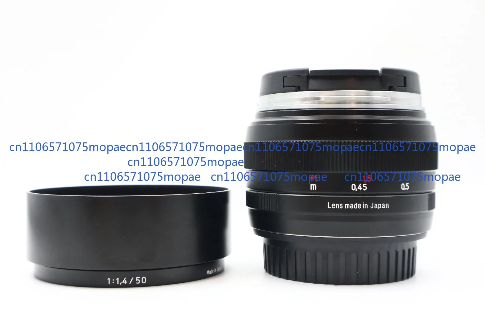 Used 98% new for Carl ZEISS Planar 50mm f/1.4 ZE for canon EF