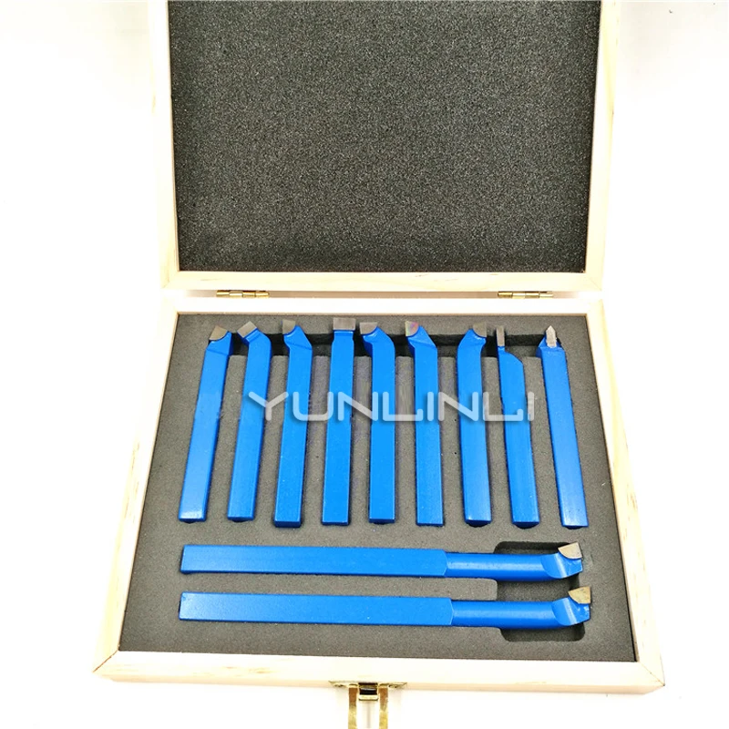 Small Mini Lathe Welding Tool Set 11 Piece Set Carbide Instrument Car Handle