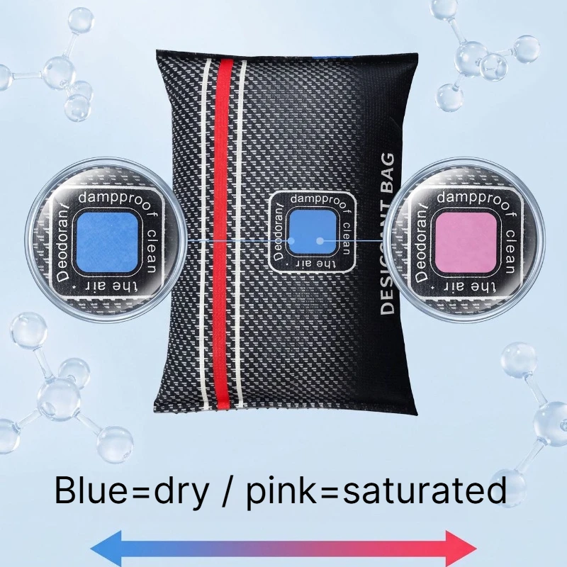 Reusable Dehumidifier Bags Moisture Absorber for Car Closet Wardrobe RV Boat Basement Garage Home Spaces Moisture-proof Bag  ﻿