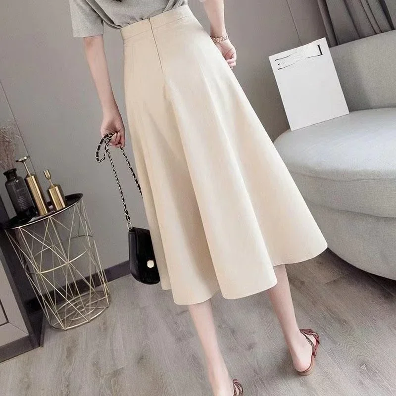 Skirts For Women Black Maxi Womens Skirt Zipper Long High Waist Clothing Offer High Quality Luxury Premium Quality Korean Style