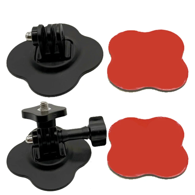 Verstellbare Motorradhelmhalterung für Insta360 X5 X4 GoPro 13 12 11 10 DJI Action 5 6 Kleber, passend für Oberflächen, Action-Kamerabasis