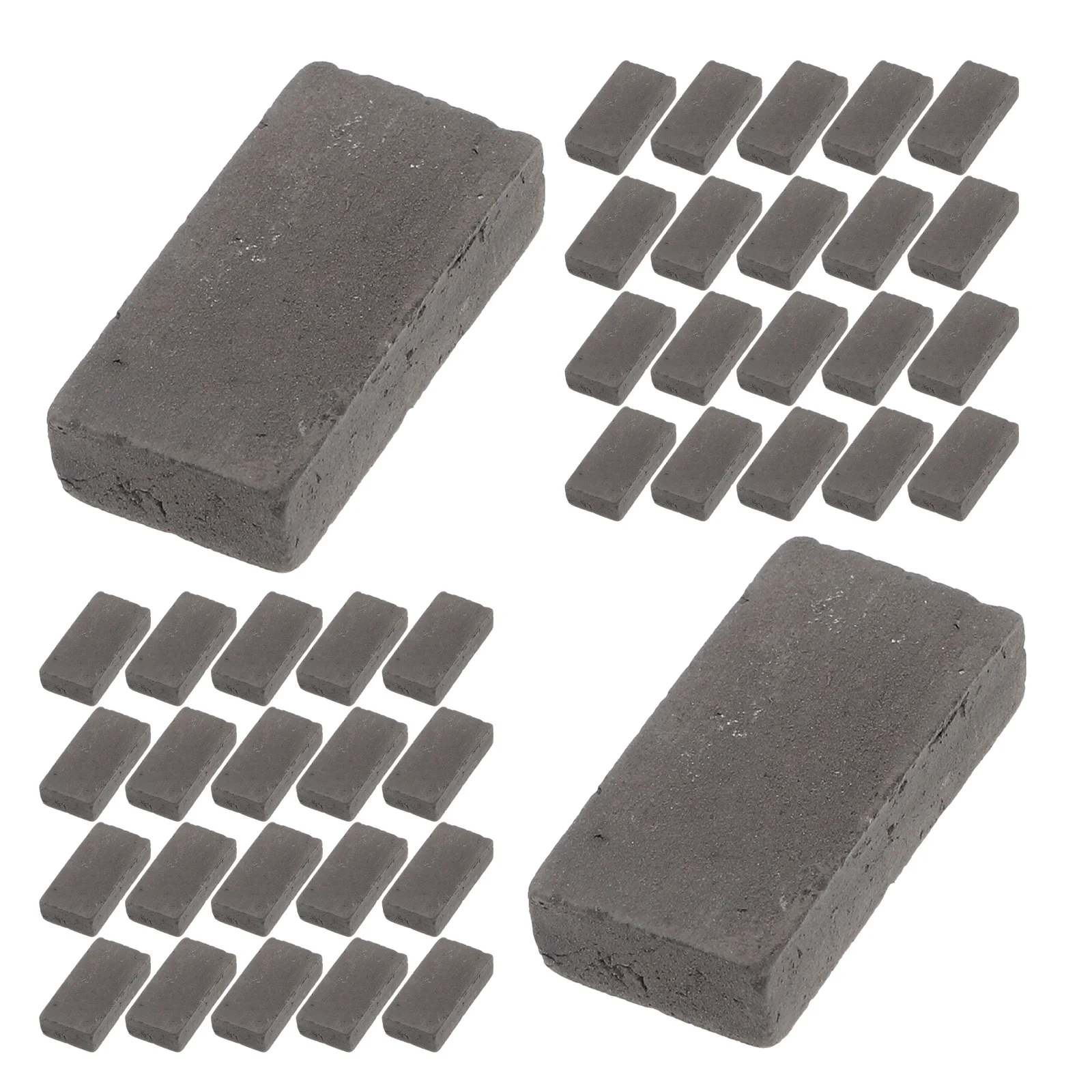 

80Pcs Turtle Tank Decoration Bricks Miniature Simulation Small Bricks Semi Aquatic Terrarium Landscape Accessories for DIY