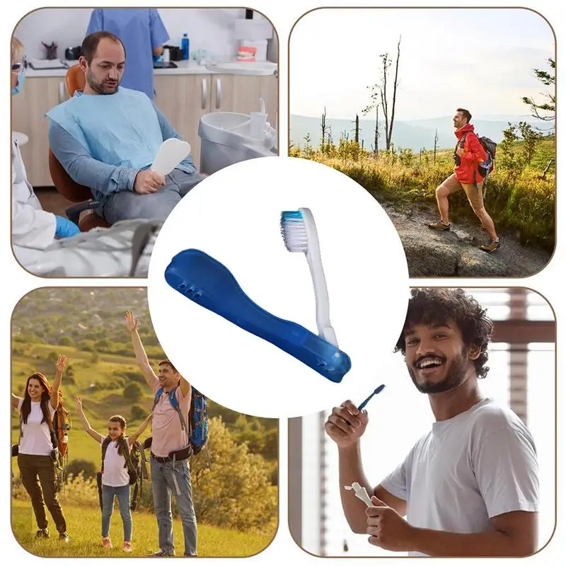 Disposable Travel Hygiene Kit – Foldable Toothbrush & Mini Comb, Individually Sealed for Camping, Flights & Festivals
