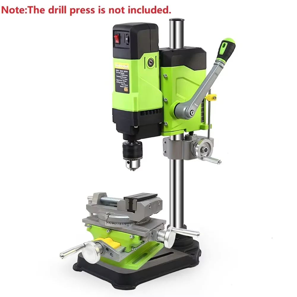 Allبعض 2 في 1 طحن الحفر الدقة ملزمة قاعدة دوارة الجدول سبائك الألومنيوم مجمع العمل #4