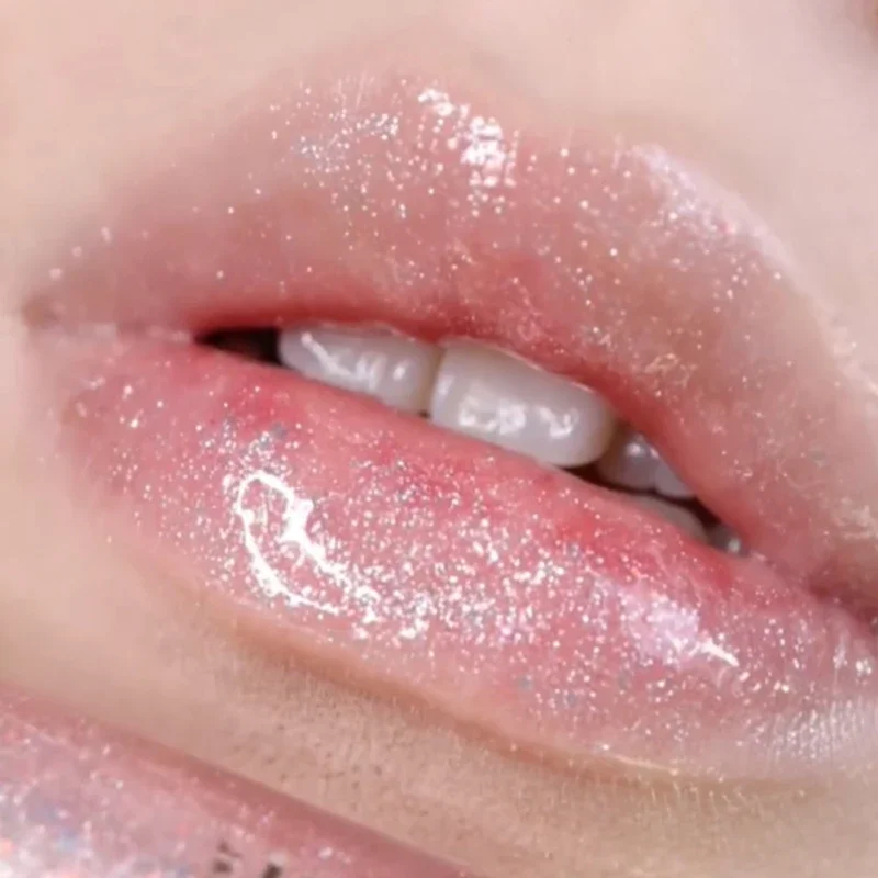 Feuchtigkeit spendende Diamant Lip gloss wasserdichte Antihaft-Tasse Glitter Lip Glasur funkelnden Schimmer flüssige Lippenstift Lippen Make-up Kosmetik