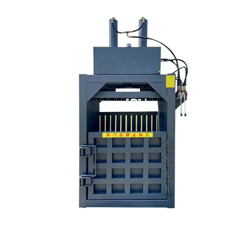 Can Flattening Machine Water Bottle Beverage Bottle Compression Packaging Equipment Vertical Hydraulic Baler