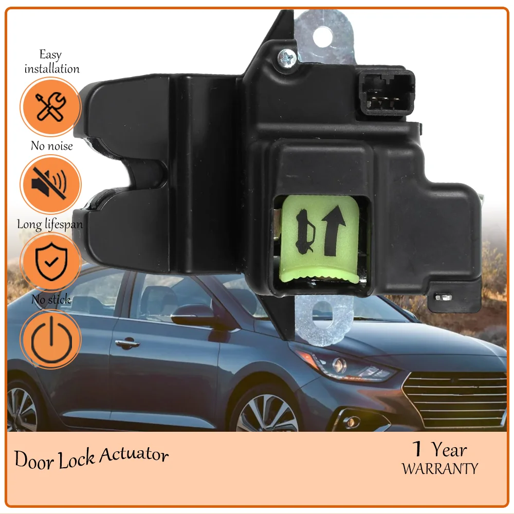 

Heavy-Duty Rear Trunk Lock Actuator Assembly With Accent 2011-2018 Sedan (No Key Hole) OEM 81230-1R030,81230-A7030,812301R030