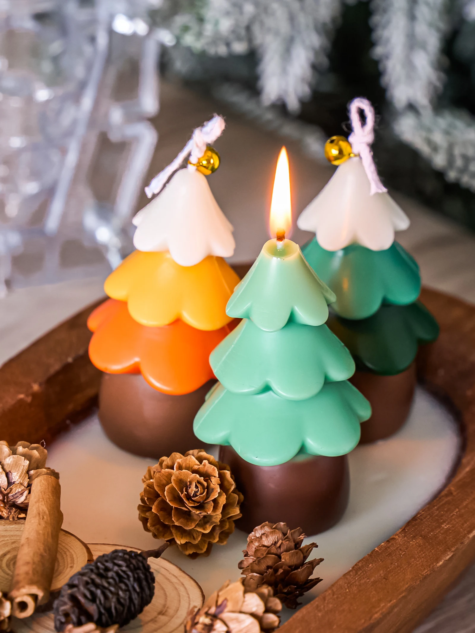

Рождественская елочная свеча, акриловая форма, сделай сам, рождественская елка, ароматерапевтическая свеча, мыло ручной работы, легко демонтируемые акриловые формы, домашний декор