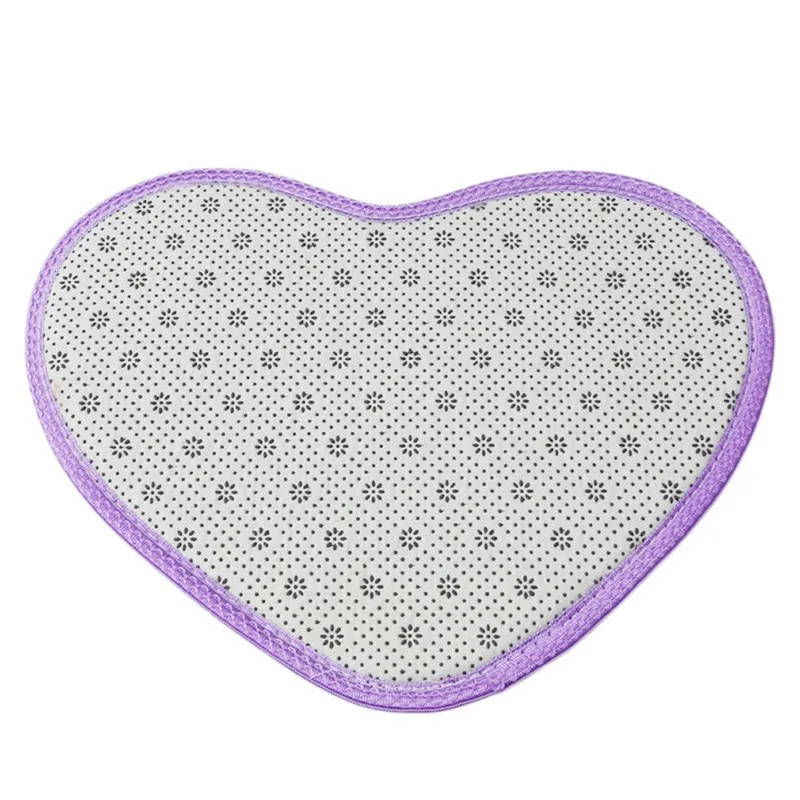 30*40 سنتيمتر الحب على شكل قلب ممسحة عدم الانزلاق لينة ستوكات رقيق الحمام الطابق منطقة البساط لغرفة النوم حصيرة السجاد غرفة المعيشة