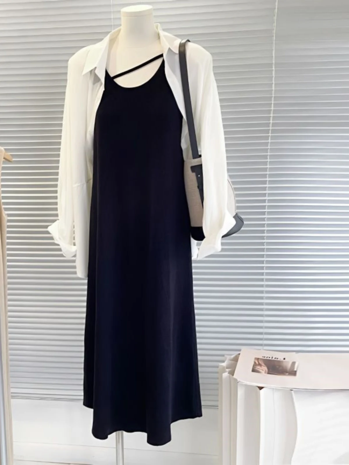 

Повседневное макси-платье больших размеров для женщин, свободное, без бретелек, для беременных, летнее, в корейском стиле, прямого кроя, длинное.