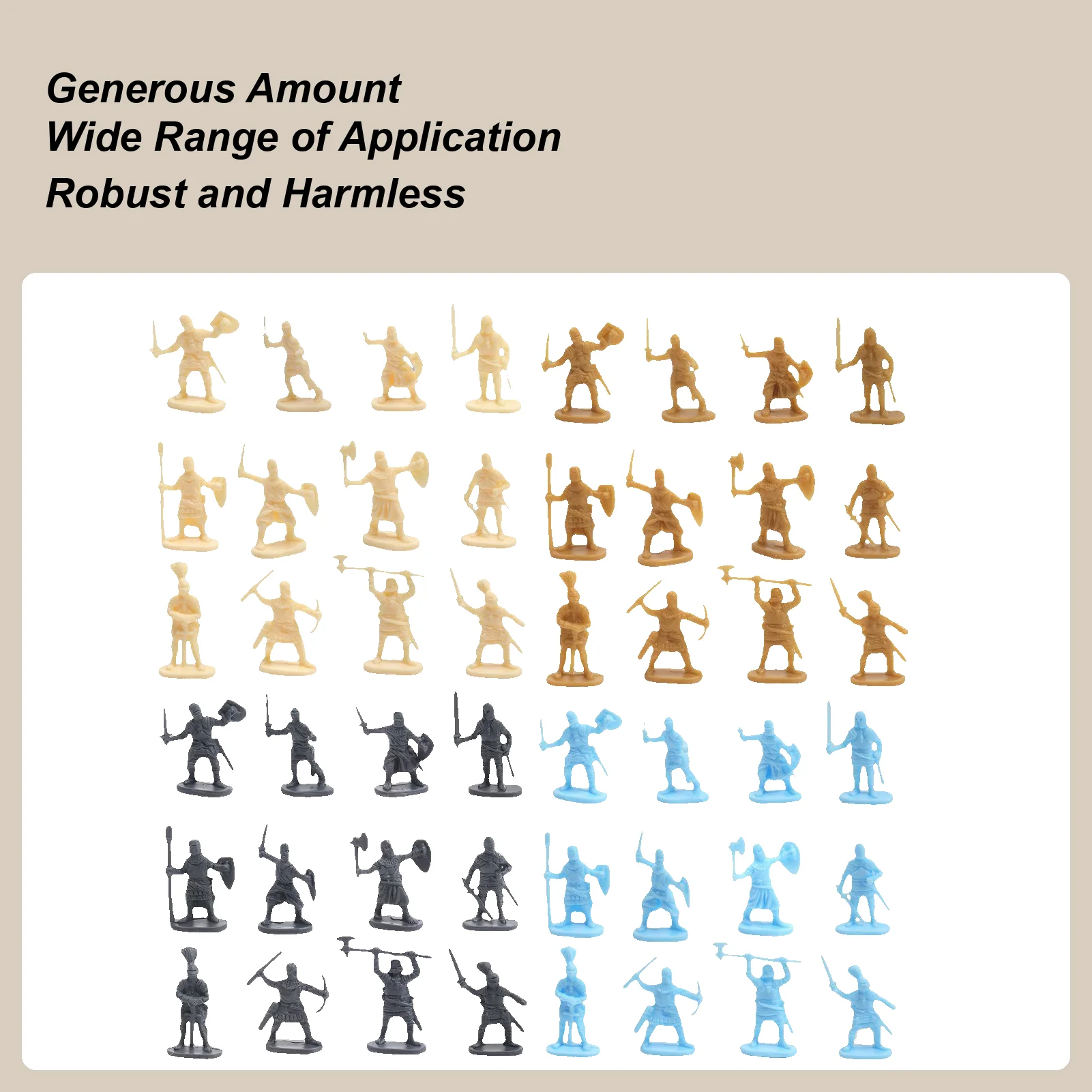 

Soldiers Figures Detailed Mini Soldiers Men Miniatures Ancient Model Statues Board Game Playsets 100x For Cake Decorations