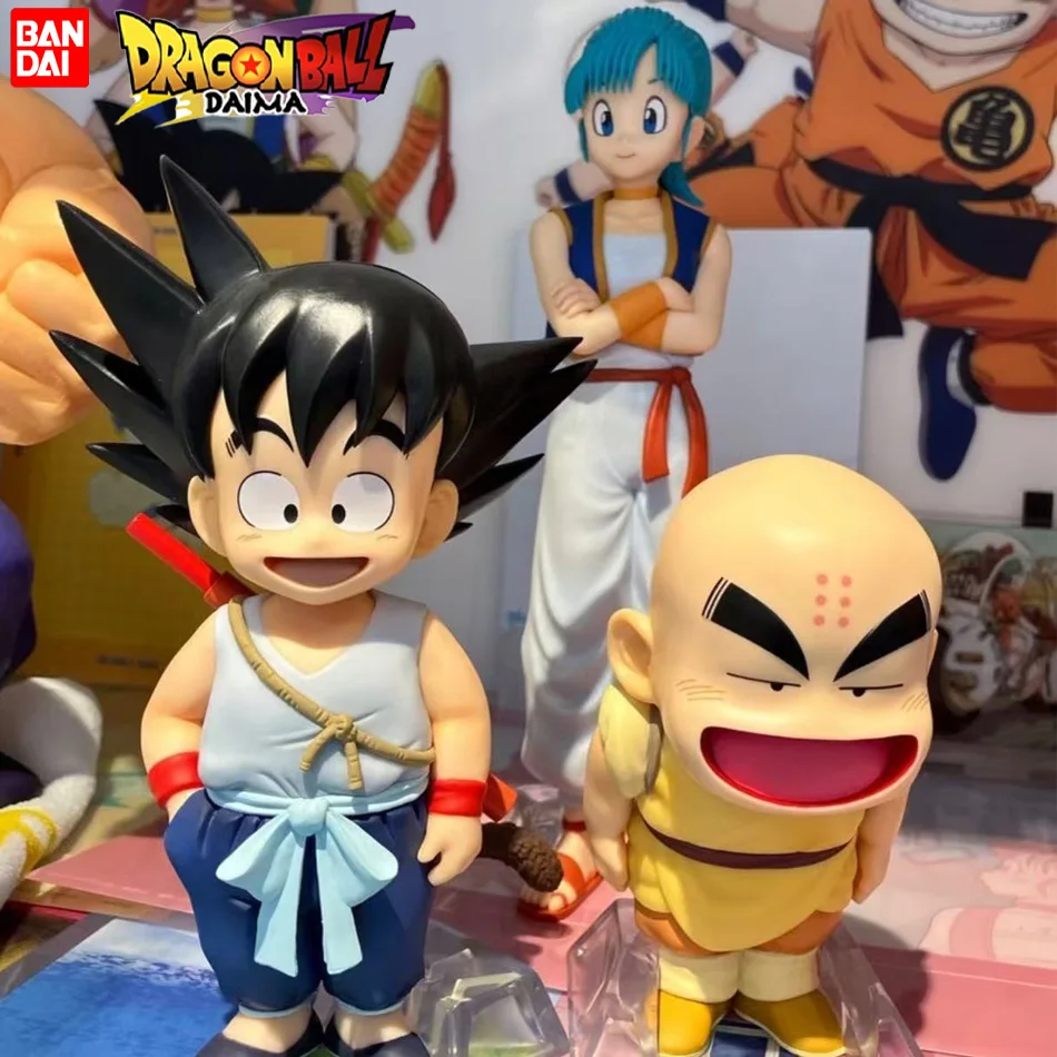 Figura de Anime Dragon Ball Z de 10-20 cm, Figura de Goku, Sección de Práctica, Figuras GK, Krillin, Chichi, Bulma, Modelo Coleccionable de Anime, Juguete de Regalo