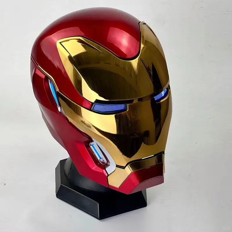 

1:1 Iron Man Mk50 Helmet Mask Scale Wearable Jarvis Voice Control Tri Modes Glowing Opening Closing Collectable Cosplay Props
