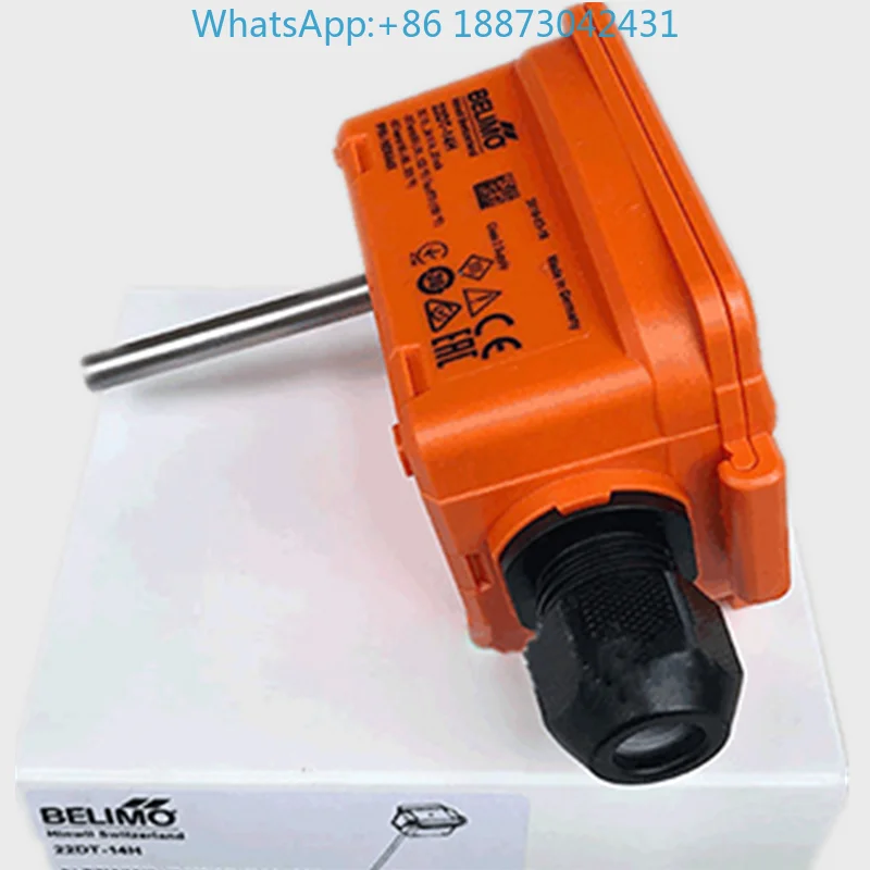 BELIMO Bimo 22DT-14H 22DT-12N hava kanalı ve su borusu daldırmalı sıcaklık sensörü vericisi.