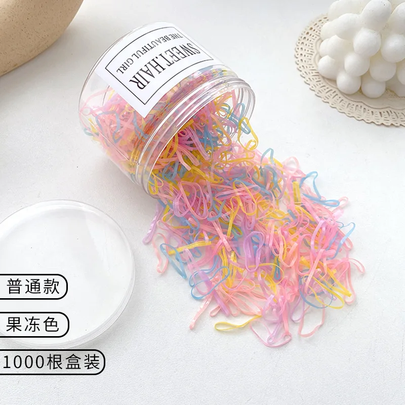 

Black Disposable Rubber Band Hair Tie for Women, High Elasticity, Does Not Damage Hair, Hair Tie for Braiding, Hair Tie for Girls, Hair Ring for Braids
