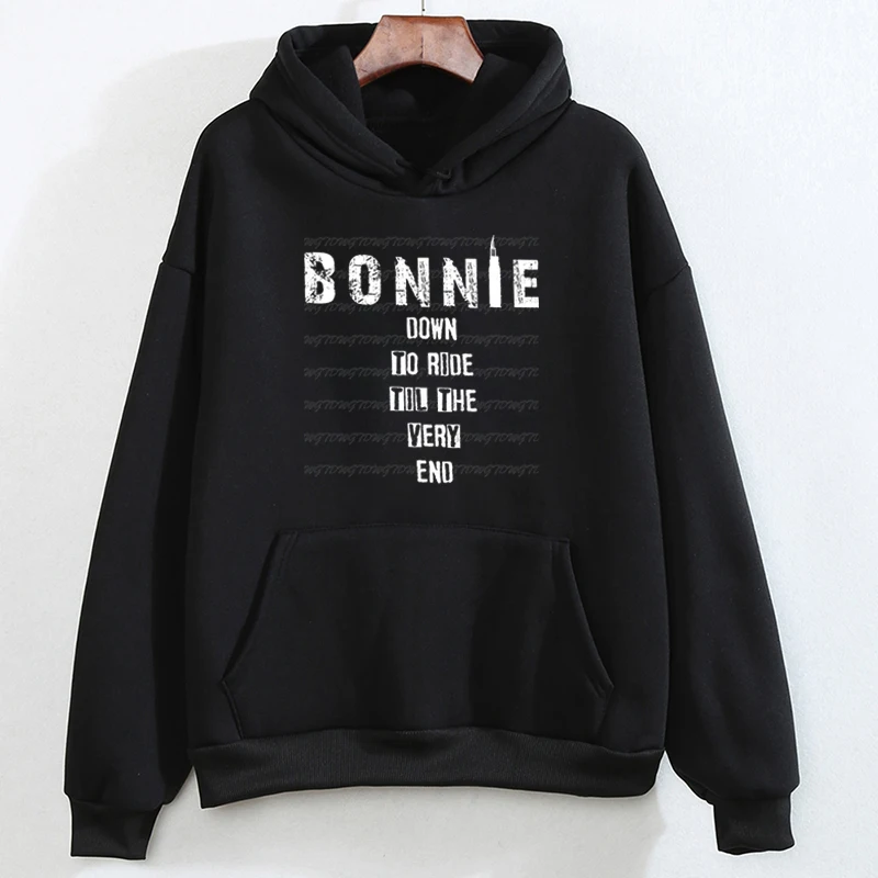 Bonnie/Clyde Couples Hoodies Women Men Matching Lover Pullovers Tops Fashion Autumn Winter Couple Hoode New Couples Sweatshirt