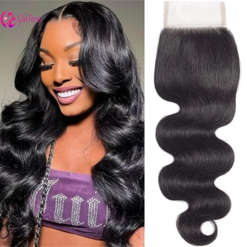 

Высокое качество 12A 4x4 прозрачные кружевные застежки объемная волна предварительно выщипанные свободные части бразильские необработанные человеческие волосы натуральный цвет