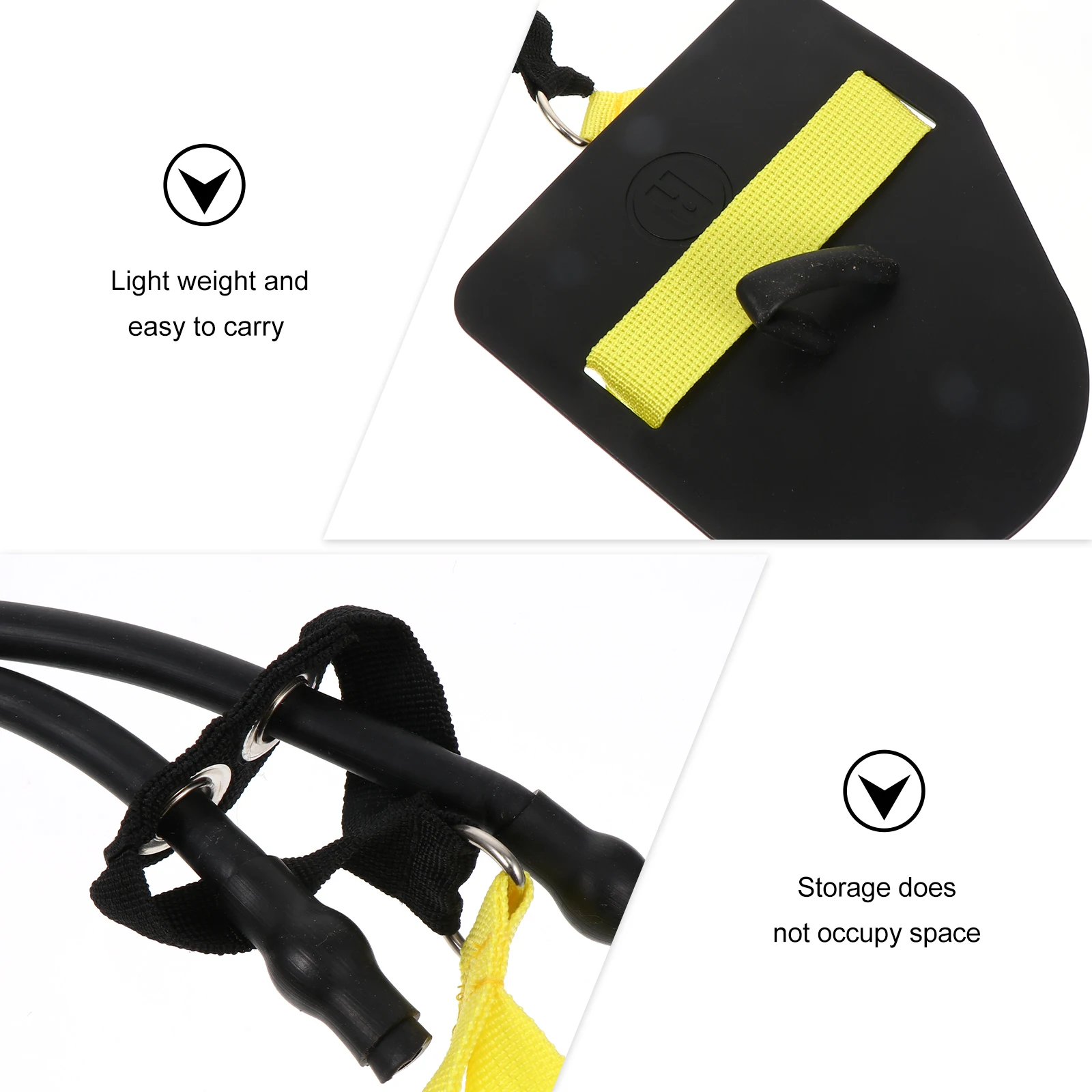 

1pc Swim Resistance Band For Arm Strength Training Elastic Exercise Strap Swimmers Fitness Equipment Warm-Up Stretching Gym Home