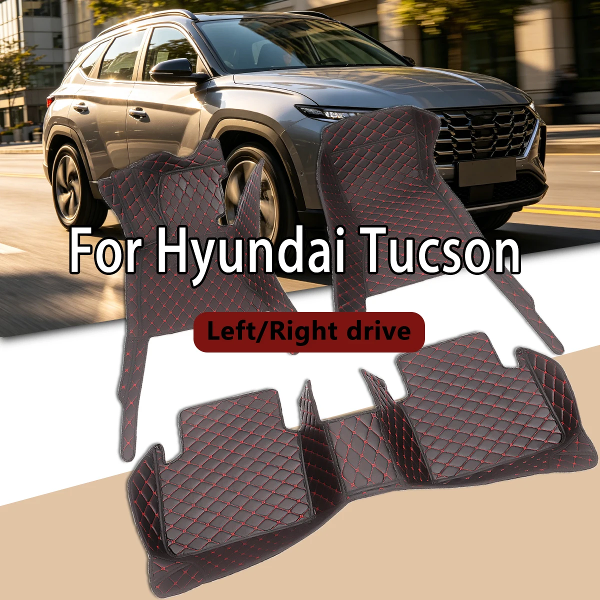 Leather Cleaner Interior - Tapetes de carro para Hyundai Tucson