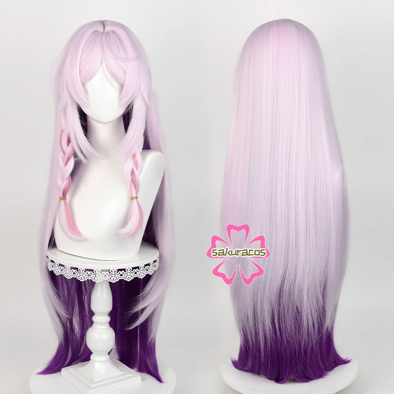 Citlali Wig Genshin Impact Cosplay Long Pink Purple Heat Resistant Synthetic Hair Halloween Costume Party Role Play Wigs