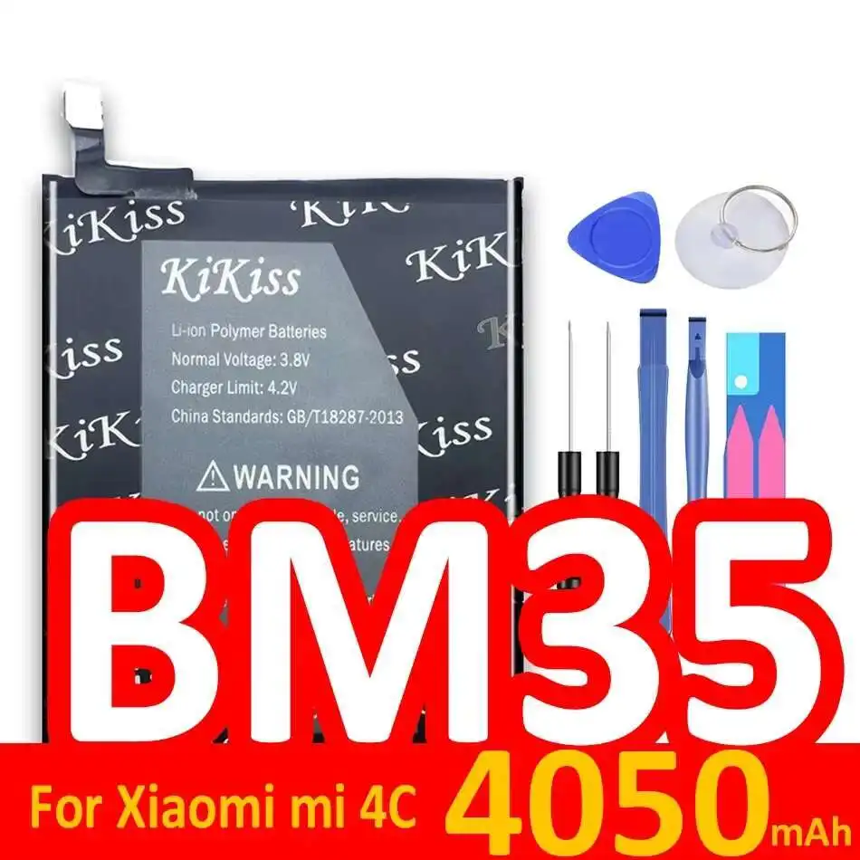 

For Xiaomi MI 4C M4c Mi4c 4050Mah High Capacity Long-Lasting Performance BM35 Mobile Phone Battery
