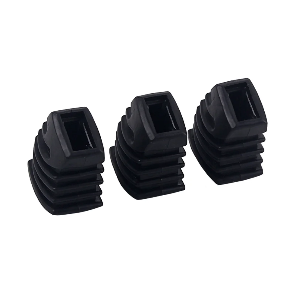 

3Pcs Drum Rubber Feet Black for Single Braced Cymbal Stand Rack Durable Replacement Percussion Parts High Friction Stability