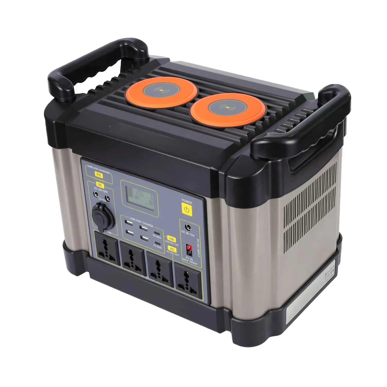 

1000W 2000W 5000W Portable Solar Generator Power Supply Lithium Camping 110-240V Portable Charger Station with AC DC USB