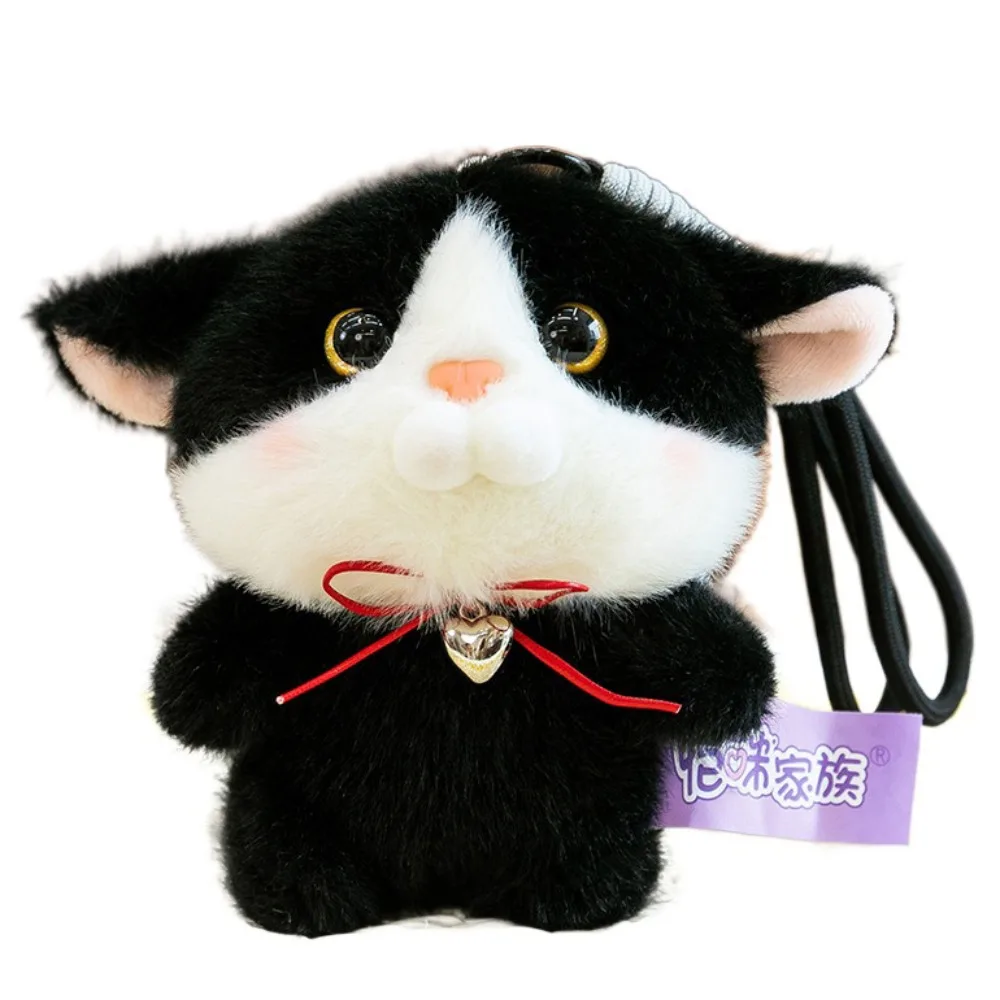 

Doll Keyring Furry Kitten Doll Keychain Animal Fluffy Cat Doll Pendant Soft Comfort Cat Plush Toy Keychain Birthday Parties