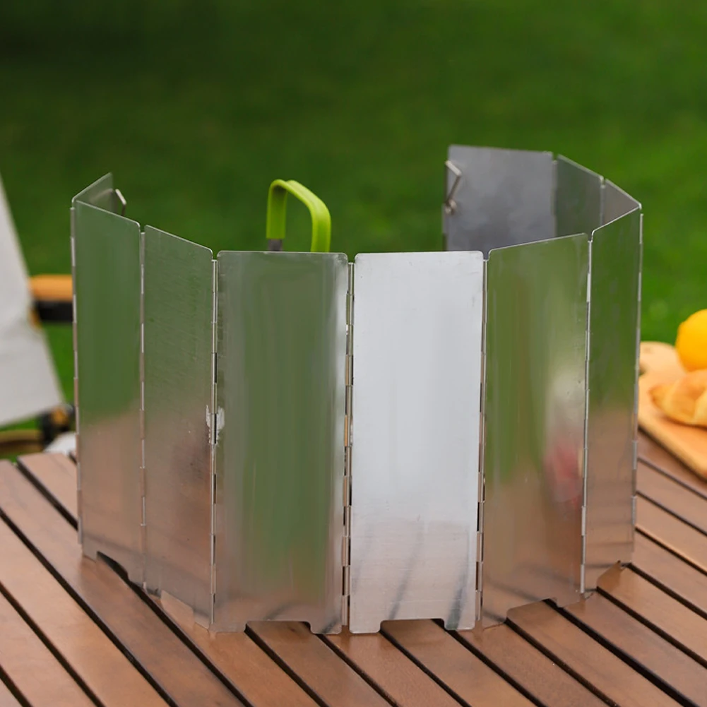 Aluminum Stove Wind Shield 5