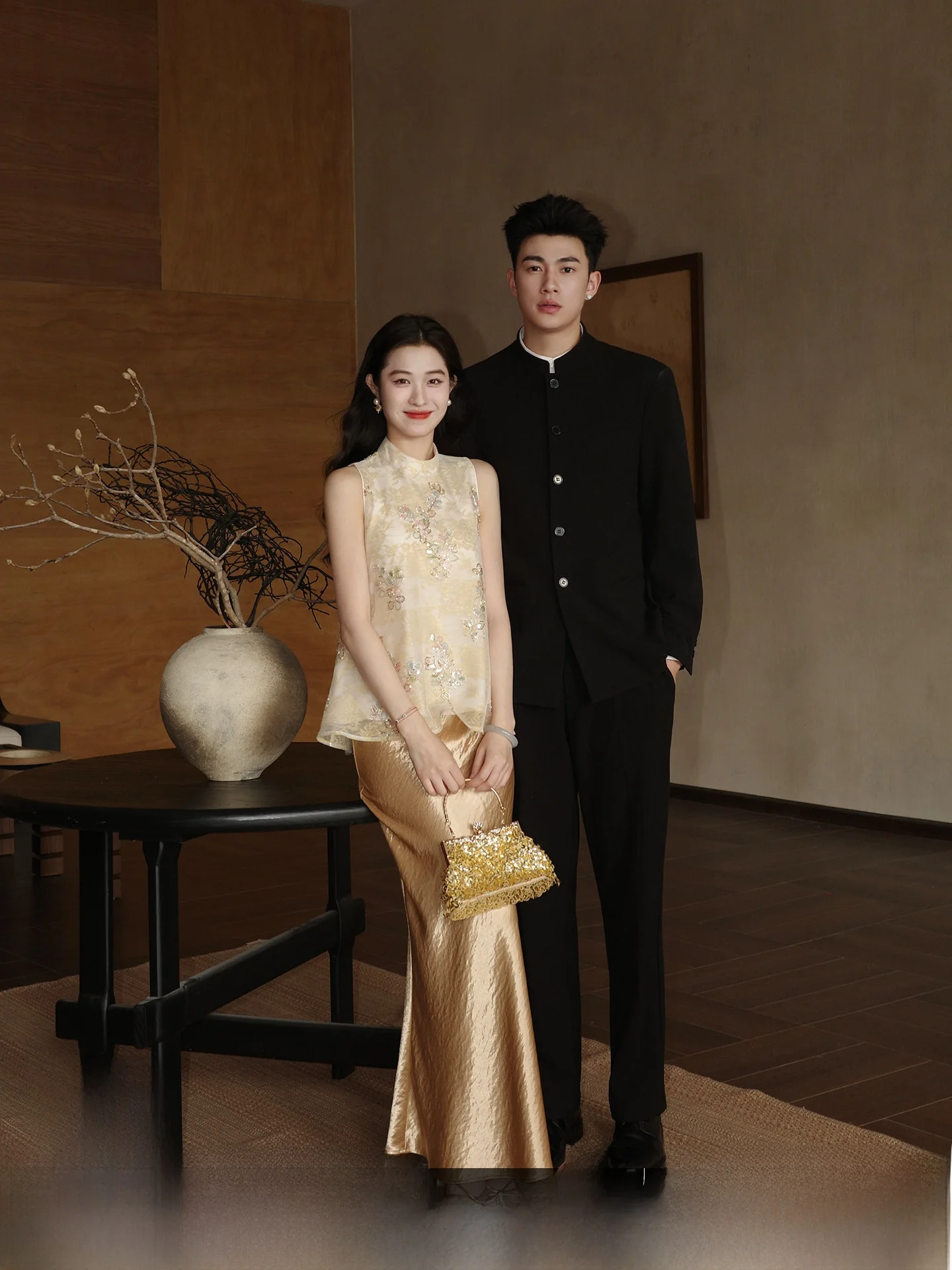 

Комплект Lingshan: юбка-полусолнце и топ с вышивкой и кружевом, женский, весна-лето, с цветочным принтом, модный ансамбль с завышенной талией