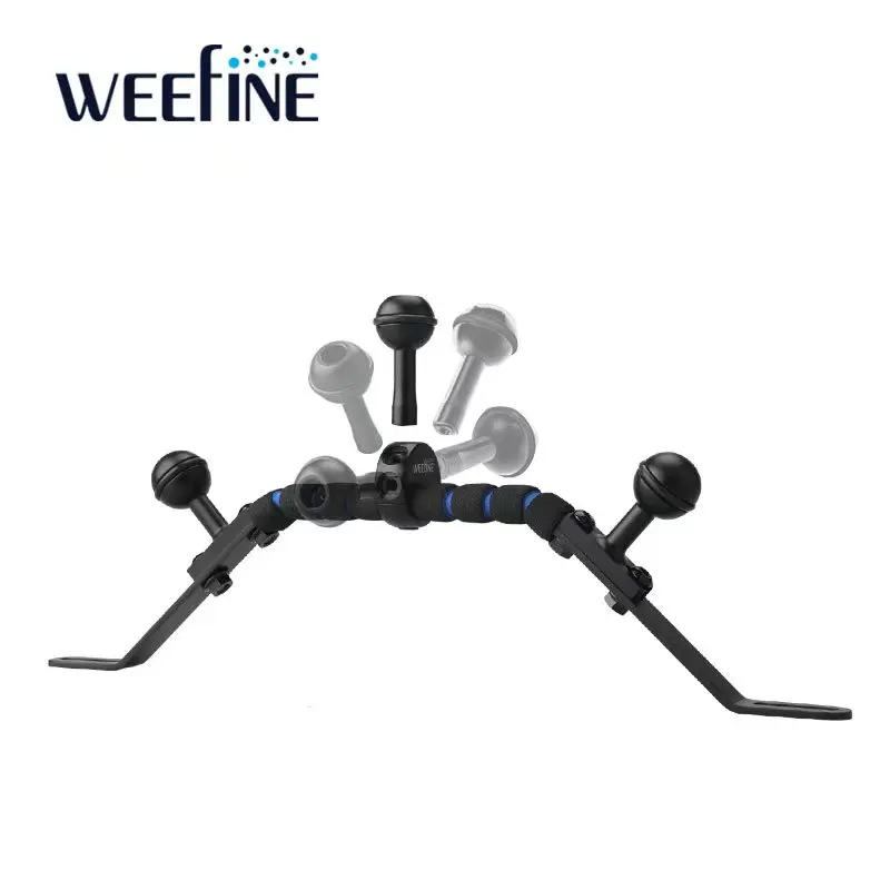 Weefine WFA93 TR-H1 Multi-Base Handle Tray for WED-5 & WED-7 PRO HDMI Portable Waterproof Monitor Scuba Underwater Photography