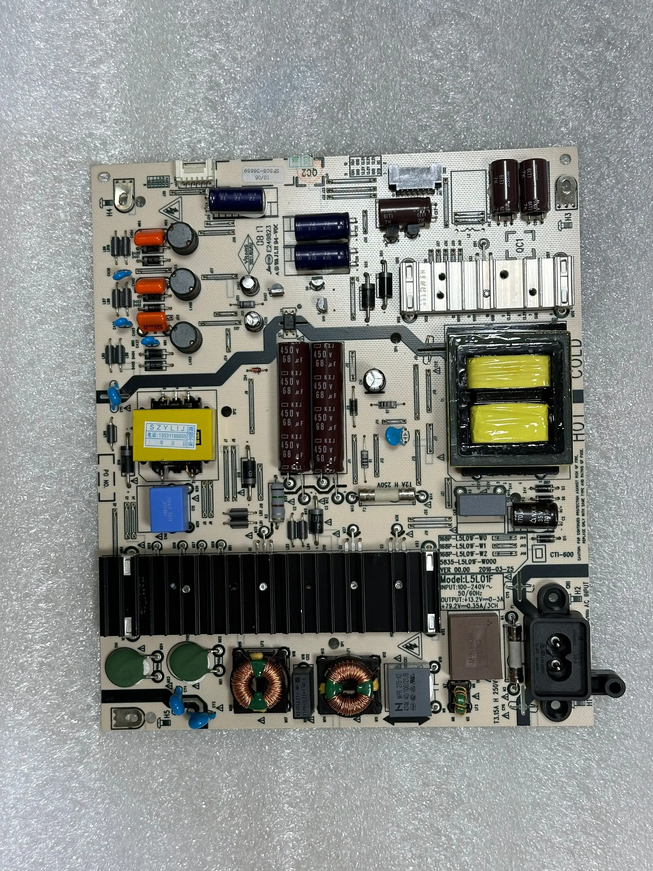 Original L5L01F power supply board 5835-L5L01F-W000 168P-L5L01F-W1 Spot